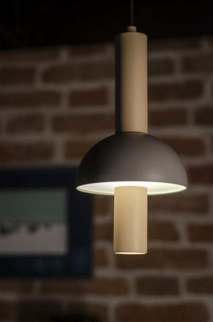 Hidalgo LOFTLIGHT Pendant lamp with frosted glass and dual LED
